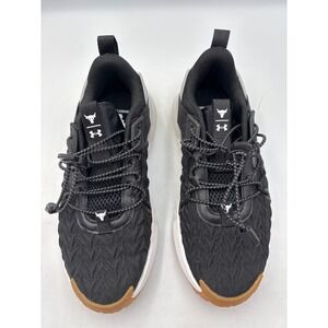 Under Armour Project Rock‎ 5 Black White, Sz 5.5Y, 3026536-001